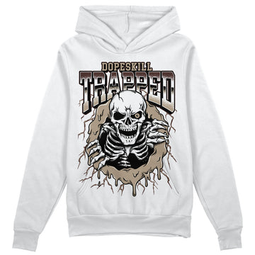 Jordan 1 High OG “Latte” DopeSkill Hoodie Sweatshirt Trapped Halloween Graphic Streetwear - White