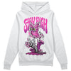 Jordan 4 GS “Hyper Violet” DopeSkill Hoodie Sweatshirt Stay High Graphic Streetwear - White