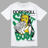 Jordan 5 “Lucky Green” DopeSkill T-Shirt Stay It Busy Graphic Streetwear - White