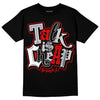 Jordan 2 Retro "Black Cement" DopeSkill T-Shirt Talk Is Chip Graphic Streetwear - Black