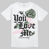 Jordan 4 Retro Valentine's Day (2026) (GS) DopeSkill T-Shirt You’re Lost Without Me Graphic Streetwear - White