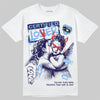 Jordan 6 University Blue DopeSkill T-Shirt Certified Lover Graphic Streetwear - White