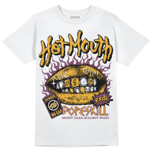 Jordan 1 Retro High OG Brotherhood DopeSkill T-Shirt Hot Mouth Graphic Streetwear - White