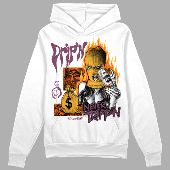 Jordan 1 Retro High OG Brotherhood DopeSkill Hoodie Sweatshirt Drip'n Never Tripp'n Graphic Streetwear - White