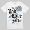 Jordan 5 Retro Wolf Grey (2026) DopeSkill T-Shirt You’re Lost Without Me Graphic Streetwear - White 