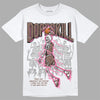 Dunk Low Smokey Mauve Playful Pink DopeSkill T-Shirt Thunder Dunk Graphic Streetwear - White 