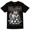 Jordan 1 Retro High OG Palomino DopeSkill T-Shirt Real Lover Graphic Streetwear - Black