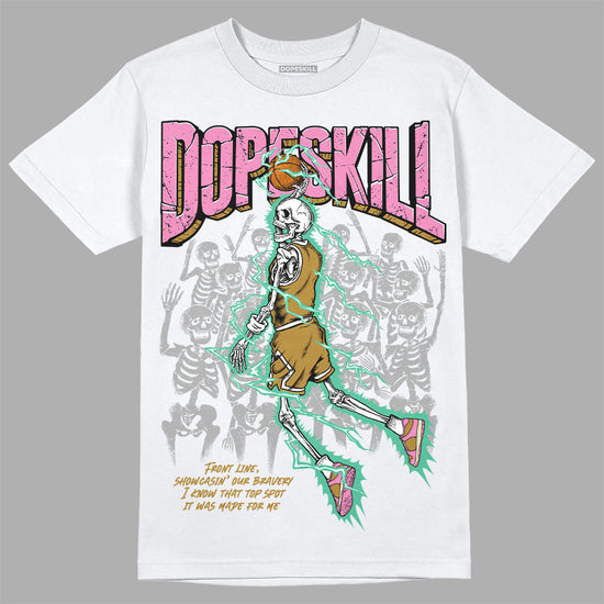 Parris Goebel x WMNS Dunk Low 'Playful Pink’ DopeSkill T-Shirt Thunder Dunk Graphic Streetwear - White 