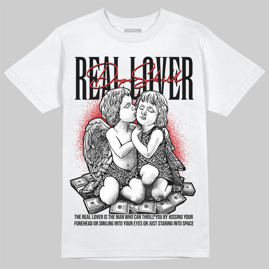 Jordan 3 OG “Black Cement” DopeSkill T-Shirt Real Lover Graphic Streetwear - White