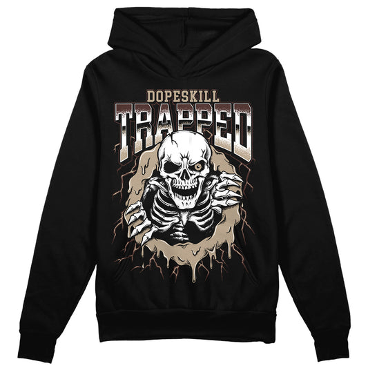 Jordan 1 High OG “Latte” DopeSkill Hoodie Sweatshirt Trapped Halloween Graphic Streetwear - Black