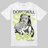 Jordan 4 GS “Light Lemon Twist” DopeSkill T-Shirt Stay It Busy Graphic Streetwear - White