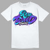 Jordan 6 "Aqua" DopeSkill T-Shirt Rare Breed Type Graphic Streetwear - White 