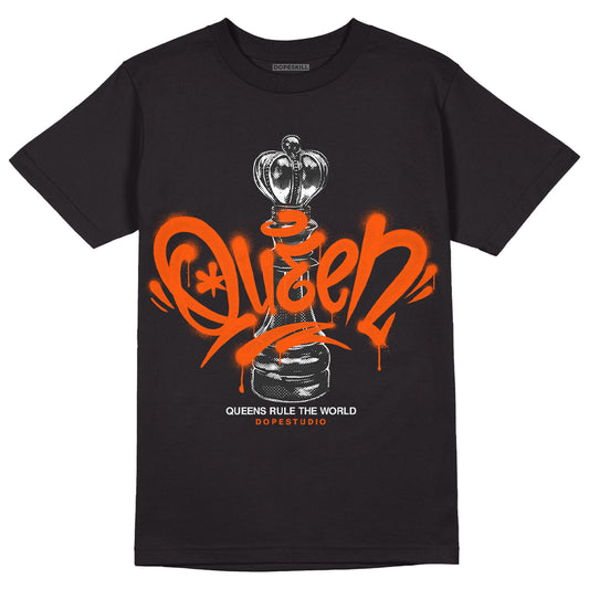 MSCHF Super Normal 2 Orange Milk DopeSkill T-Shirt Queen Chess Graphic Streetwear - Black