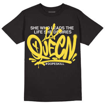 Jordan 11 Low 'Yellow Snakeskin' DopeSkill T-Shirt Queen Graphic Streetwear - Black