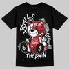 Jordan 11 Retro Low Bred (2025) DopeSkill T-Shirt Smile Through The Pain Graphic Streetwear - Black