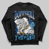 Jordan 12 “Blueberry” DopeSkill Long Sleeve T-Shirt Sorry I've Been Trappin Graphic Streetwear - Black