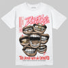 Awake NY x Air Jordan 5 Arctic Pink DopeSkill T-ShirtThe Mouth With No Droughts Graphic Streetwear - White