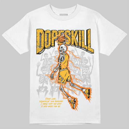 Jordan 5 'Tokyo' DopeSkill T-Shirt Thunder Dunk Graphic Streetwear - White