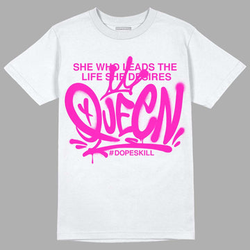 Dunk Low GS “Active Fuchsia” DopeSkill T-Shirt Queen Graphic Streetwear - White