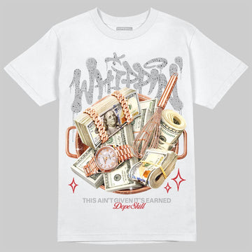 Jordan 4 OG “White Cement” DopeSkill T-Shirt Whippin Graphic Streetwear - White 