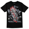 Jordan 4 “Bred Reimagined” DopeSkill T-Shirt True Love Will Kill You Graphic Streetwear - Black