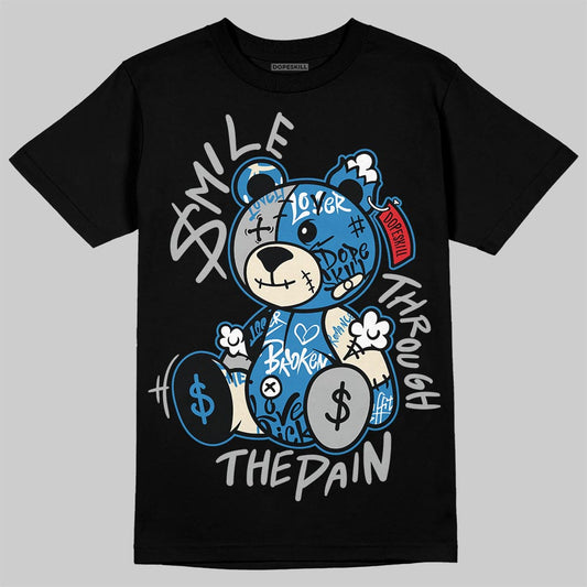 Jordan 3 Retro OG Rare Air DopeSkill T-Shirt Smile Through The Pain Graphic Streetwear - Black