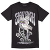 Jordan 2 Cement Grey DopeSkill T-Shirt Stay High Graphic Streetwear - Black