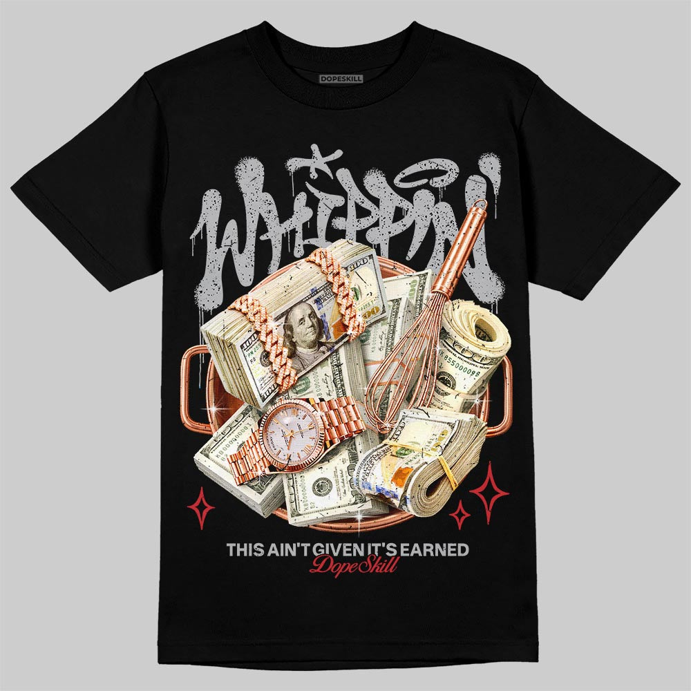 Jordan 4 OG “White Cement” DopeSkill T-Shirt Whippin Graphic Streetwear - Black