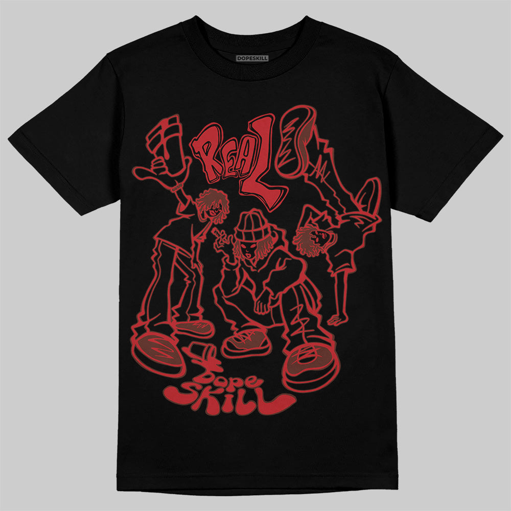 Jordan 1 Retro High OG Black Toe Reimagined DopeSkill T-Shirt Real Y2K Players Graphic Streetwear - Black