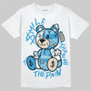 Jordan 1 High OG “UNC” Reimagined DopeSkill T-Shirt Smile Through The Pain Graphic Streetwear - White