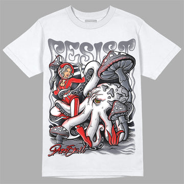 Jordan 14 Retro 'Stealth' DopeSkill T-Shirt Resist Graphic Streetwear - White