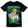 Jordan 5 “Lucky Green” DopeSkill T-Shirt Stay It Busy Graphic Streetwear - Black