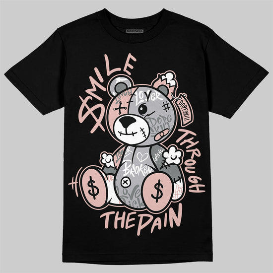 ASICS Gel-1130 'White Neutral Pink' DopeSkill T-Shirt Smile Through The Pain Graphic Streetwear - Black