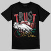 Jordan 3 Mexico 'El Vuelo' DopeSkill T-Shirt Trust No One Graphic Streetwear - Black