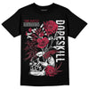 Jordan 1 Retro High '85 OG Metallic Burgundy DopeSkill T-Shirt Side Hustle Graphic Streetwear - Black