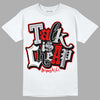 Jordan 2 Retro "Black Cement" DopeSkill T-Shirt Talk Is Chip Graphic Streetwear - White