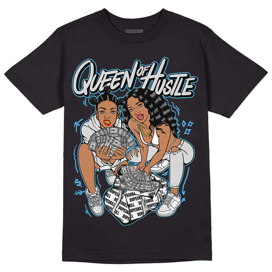 Dunk Low ‘Pure Platinum’ DopeSkill T-Shirt Queen Of Hustle Graphic Streetwear - Black