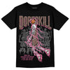 Dunk Low Smokey Mauve Playful Pink DopeSkill T-Shirt Thunder Dunk Graphic Streetwear - Black