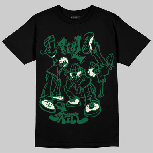 Jordan 13 GS “Pine Green” DopeSkill T-Shirt Real Y2K Players Graphic Streetwear - Black