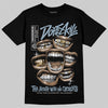 Jordan 40 “Blue Suede” DopeSkill T-Shirt The Mouth With No Droughts Graphic Streetwear - black