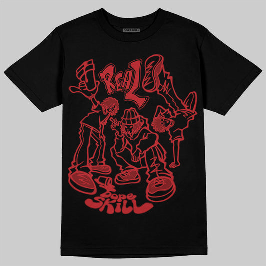 Jordan 12 Retro Flu Game (2025) DopeSkill T-Shirt Real Y2K Players Graphic Streetwear - Black