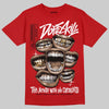 Jordan 5 Retro Fire Red Black Tongue (2025) DopeSkill T-Shirt The Mouth With No Droughts Graphic Streetwear - Red 
