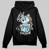 Vans Knu Stack Vintage Satin Dream Blue DopeSkill Hoodie Sweatshirt Smile Through The Pain Graphic Streetwear - Black