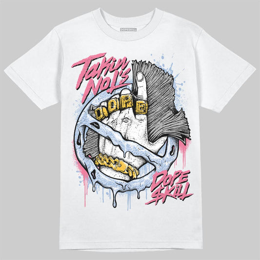 Jordan 3 GS “Cobalt Bliss” DopeSkill T-Shirt Takin No L's Graphic Streetwear - White