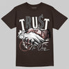 Jordan 1 High OG “Baroque Brown” DopeSkill T-Shirt Trust No One Graphic Streetwear - Dark Chocolate