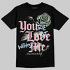 Jordan 4 Retro Valentine's Day (2026) (GS) DopeSkill T-Shirt You’re Lost Without Me Graphic Streetwear - Black