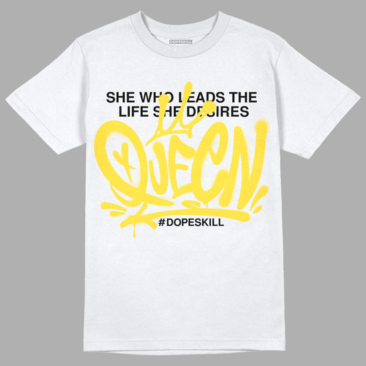 Jordan 11 Low 'Yellow Snakeskin' DopeSkill T-Shirt Queen Graphic Streetwear - White