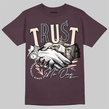 A Ma Maniere x Air Jordan 4 "Phantom" DopeSkill Maroon T-shirt Trust No One Graphic Streetwear