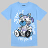 Vans Knu Stack Vintage Satin Dream Blue DopeSkill Blue T-shirt Smile Through The Pain Graphic Streetwear