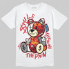 Union LA x Air Jordan 1 High OG “Chicago/Shadow” DopeSkill T-Shirt Smile Through The Pain Graphic Streetwear - White